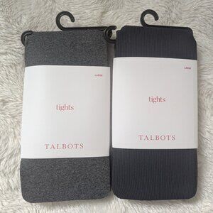 Talbots tights (2 pairs)